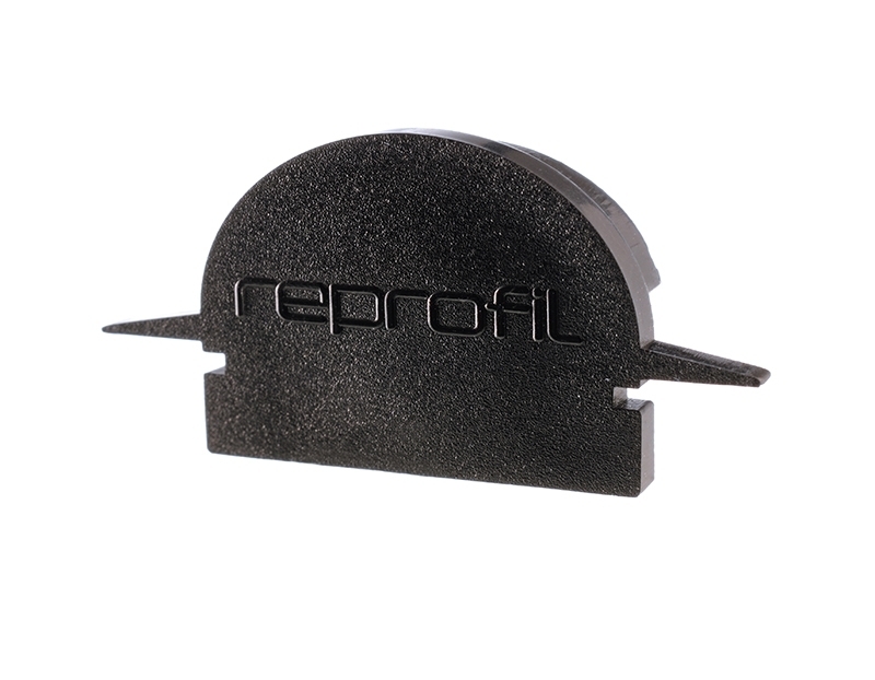 REPROFIL Endkappe R-ET-01-15 schwarz 30mm 2Stk